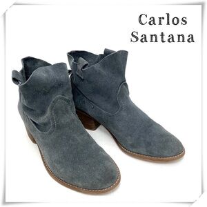 Carlos Santana Leighton Suede Ankle Bootie Stone